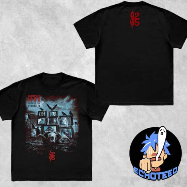 2024 Tour Knotfest T-Shirt Merchandise Two Sides Essentials Unisex Shirt