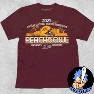 Arizona State University Football 2025 College Football Playoffs Peach Bowl Bound Short Sleeve T-Shirt Essentials Unisex Shirt