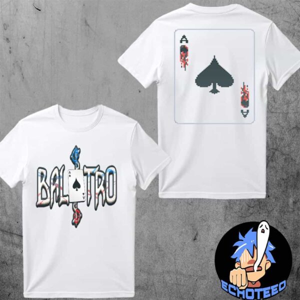 Balatro Wild Spade Ace Card Two Sides Essentials Unisex T-Shirt