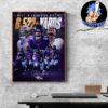 Baltimore Ravens Beats Houston Texans With 31-2 Bowl Game On Dec 26th 2024 No 1 AFC North NCAA Bowl Game 2024-2025 Home Decor Poster Canvas