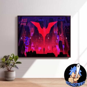 Batman Beyond Animated Feature On Feb 20th 2024 Artword By Yuhki Demers And Writer Patrick Harpin Home Decor Poster Canvas