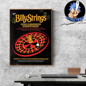 Billy Strings Song Submission Sweepstakes On Dec 29 30 31 2024 At Uno Lakefront Arena New Orleans Home Decor Poster Canvas