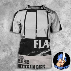 Black Flag In Paris June 15th 2025 Petit Bain At French Capital All Over Print Essentials Unisex T-Shirt