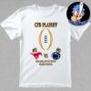 CFB Play Off Notre Dame Fighting Irish VS Indiana Hoosiers NCAA 2024-2025 College Football Bowl Games At Notre Dame Stadium Indiana South Bend Merch Essentials Unisex T-Shirt