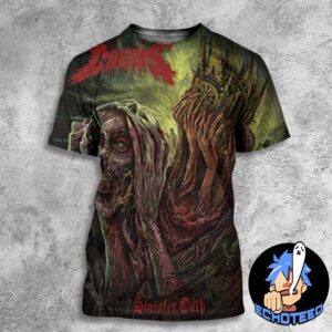 Coffins Sinister Oath New Album On Mar 29th 2024 25th Anniversary At Tokyo Artwork By Axel Hermann All Over Print Essentials Unisex T-Shirt