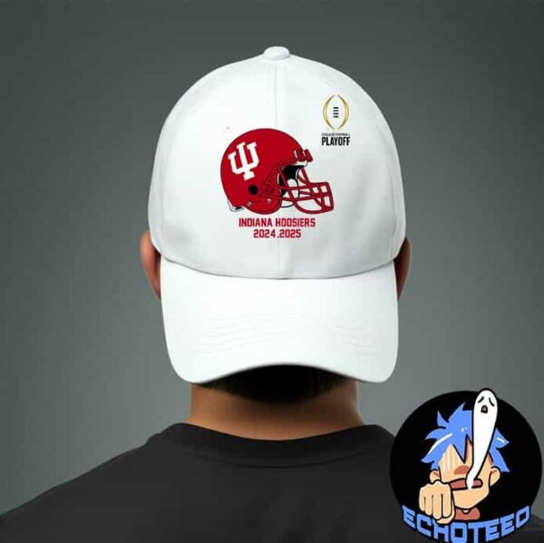 College Football Playoff 2025 Indiana Hoosiers Helmet NCAA Bowl Games 2024-2025 Classic Hat Cap