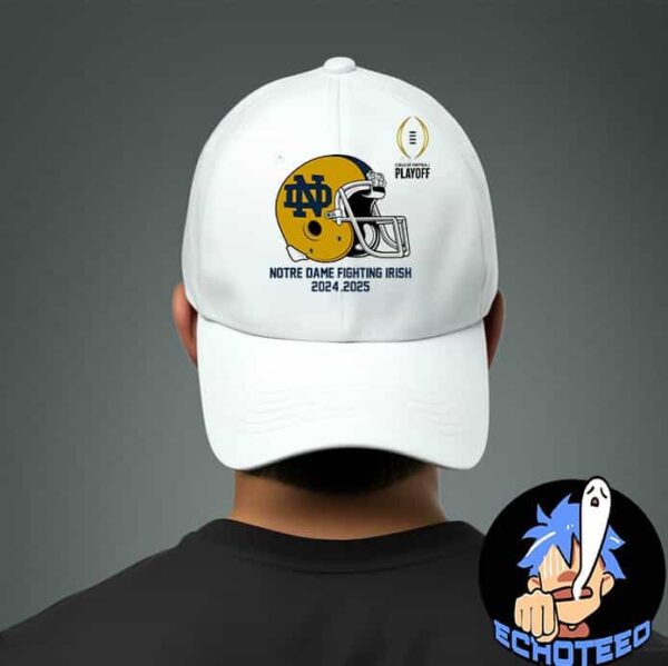 College Football Playoff 2025 Notre Dame Fighting Irish Helmet NCAA Bowl Games 2024-2025 Classic Hat Cap