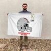 College Football Playoff 2025 Notre Dame Fighting Irish Helmet NCAA Bowl Games 2024-2025 Garden House Flag Home Decor