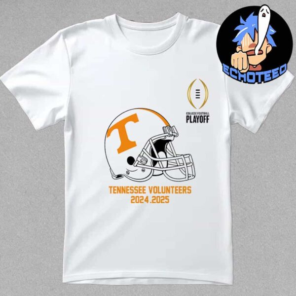 College Football Playoff 2025 Tennessee Volunteers Helmet NCAA Bowl Games 2024-2025 Essentials Unisex T-Shirt