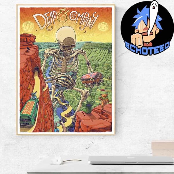 Dead And Company Performance 2024 At The Sphere Las Vegas Artwork By Dave Kloc Home Decor Poster Canvas