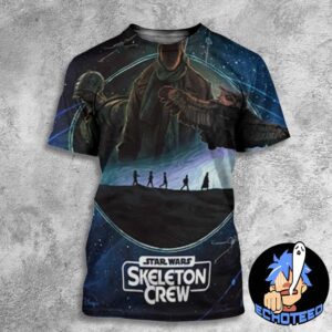 Disney Star Wars Art Inspired By Skeleton Crew Artwork By Chelsea Lowe All Over Print Essentials Unisex T-Shirt