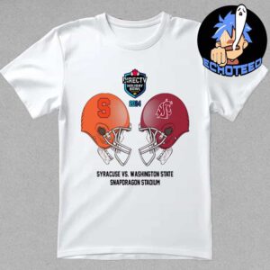 Holiday Bowl NCAA 2024-2025 Bowl Games Syracuse Orange vs Washington State Cougars At Snapdragon Stadium Skull Helmet Head To Head Essentials Unisex T-Shirt