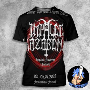 Impaled Nazarene Under The Black Sun On Jul 3 5 2025 At Freilichtbuhne Friesack Germany All Over Print Essentials Unisex T-Shirt