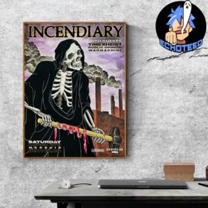 Incendiary With Time X Heist On Mar 9th 2025 At Marquis Colorado US Home Decor Poster Canvas