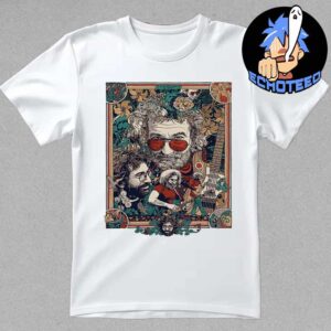 Jerry Garcia The Grateful Dead Music On Dec 5th 2024 By Tyler Stout Essentials Unisex T-Shirt