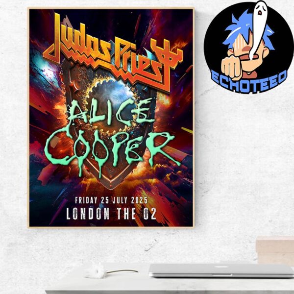 Judas Priest And Alice Cooper On Jul 25th 2025 At The O2 London Home Decor Poster Canvas