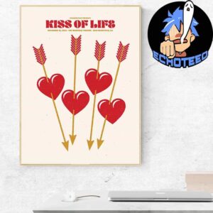 Kiss Of Life Golden Voice On Dec 10th 2024 At The Warfield Theatre San Francisco Home Decor Poster Canvas