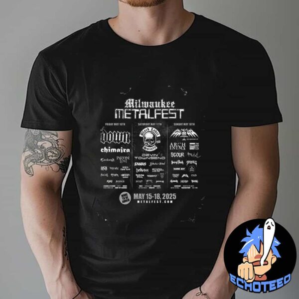 Knotfest Milwaukee Metal Fest Announced Fest On May 15 18 2025 Tour List Essentials Unisex T-Shirt