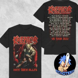 Kreator Cover Tour T-Shirt Merch Two Sides Essentials Unisex Shirt