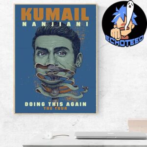 Kumail Nanjiani Doing This Again The Tour 2024 Home Decor Poster Canvas