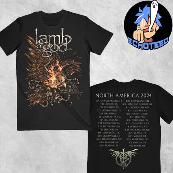 Lamb Of God AKA Phoenix 2024 Itin Tee Merchandise Two Sides Essentials Unisex T-Shirt