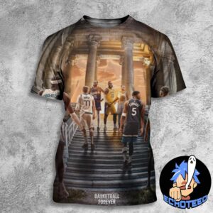 LeBron James And Stephen Curry And Kevin Durant With The Next Generation Of NBA Players On Dec 27th 2024 NBA 2024-2025 All Over Print Essentials Unisex T-Shirt