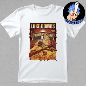 Luke Combs Poster On July 26 27 2024 In Washington DC by Sam Dunn Illustration Essentials Unisex T-Shirt