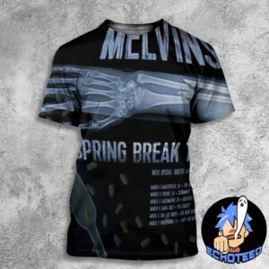 Melvins With CNTS And Desslok Spring Break Tour List Start On Mar 1st 2025 At The Nile Theater Baskersfield California All Over Print Essentials Unisex T-Shirt