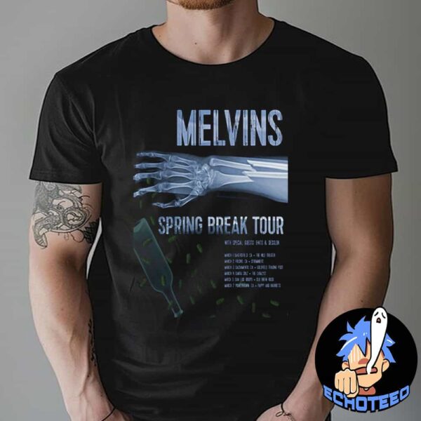 Melvins With CNTS And Desslok Spring Break Tour List Start On Mar 1st 2025 At The Nile Theater Baskersfield California Essentials Unisex T-Shirt