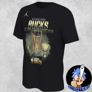 Milwaukee Bucks Jordan Brand Unisex 2024 NBA Cup Champions Locker Room Authentic Merchandise Essentials T-Shirt