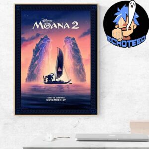 Moana 2 Movie Poster Only In Cinemas On Nov 29th 2024 By Matt Ferguson Home Decor Poster Canvas