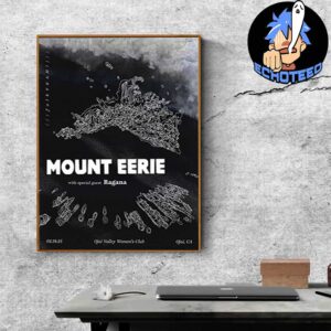 Mount Eerie With Ragana Announcement On Feb 18th 2025 At Ojai Women Club California Home Decor Poster Canvas