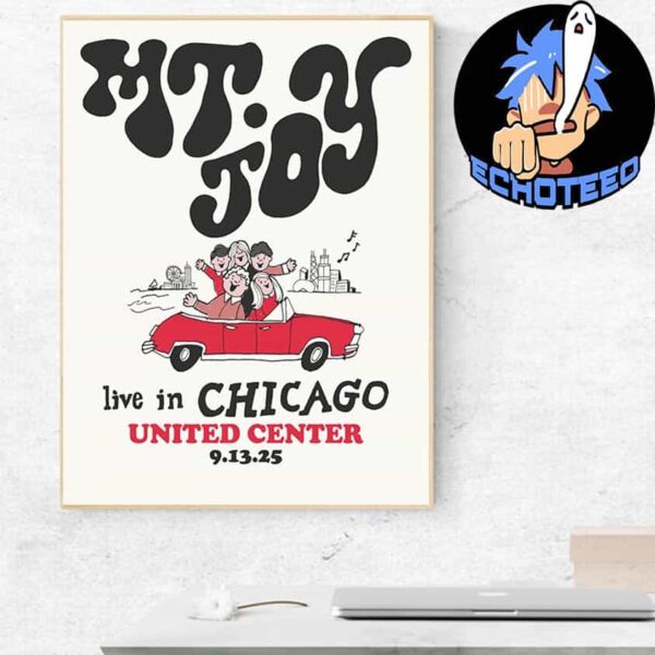 Mt Joy Performance On Sep 13th 2025 At Illinoise Chicago Home Decor Poster Canvas