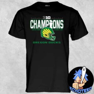 Oregon Ducks Blue 84 2024 Big Ten Football Conference Champions Locker Room T-Shirt Merchandise Essentials Unisex Shirt