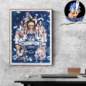 Penn State Women Volleyball Wins 2024 NCAA DI Women’s Volleyball Championship Home Decor Poster Canvas