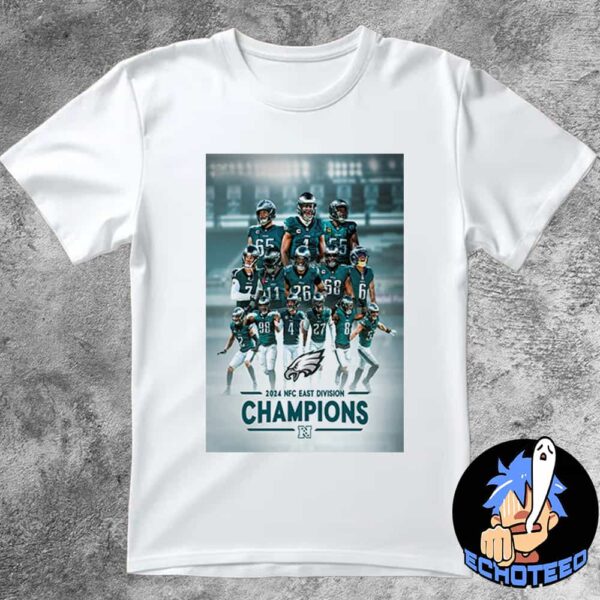 Philadelphia Eagles The NFC East Champions NFL 2024-2025 Essentials Unisex T-Shirt