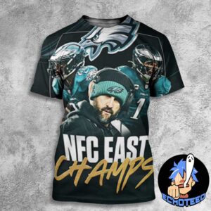 Philadelphia Eagles The NFC East Champions On Dec 30th 2024 NFL 2024-2025 All Over Print Essentials Unisex T-Shirt