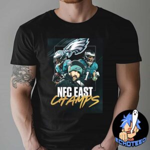 Philadelphia Eagles The NFC East Champions On Dec 30th 2024 NFL 2024-2025 Essentials Unisex T-Shirt