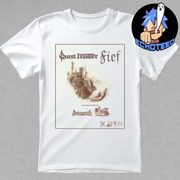 Quest Master And Fief Official Poster On Mar 29th 2025 At The Sanctuary At Southgate House Revival US By Out Of Season Essentials Unisex T-Shirt