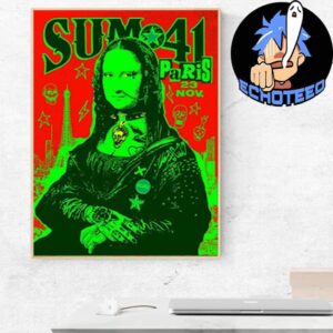 SUM 41 Final Show On Nov 23 2024 At Paris Europe By Christopher Everhart Home Decor Poster Canvas