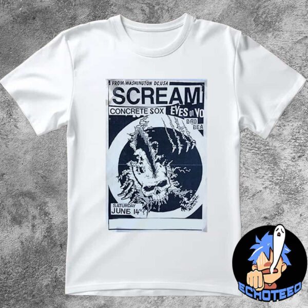 Scream DC With Concrete Sox On Jun 14th 2025 At Queenswalk Community Centre The Meadow Essentials Unisex T-Shirt