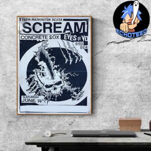 Scream DC With Concrete Sox On Jun 14th 2025 At Queenswalk Community Centre The Meadow Home Decor Poster Canvas