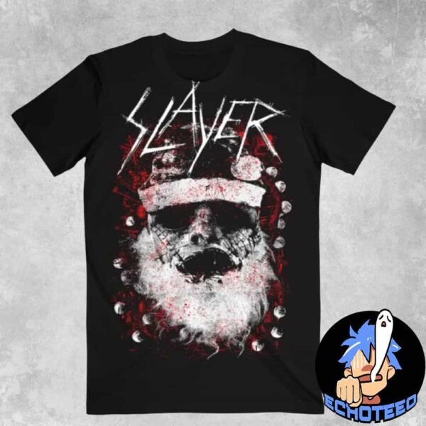 Slayer Official Dead Skin Santa Tee Merch Essentials Unisex T-Shirt