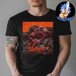 Slipknot 25th Anniversary Poster On Dec 8th 2024 At Schleyerhalle Stuttgart Germany By Max Loffler Essentials Unisex T-Shirt