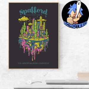 Spafford Fall Tour 2024 On Dec 10th 2024 At Mercury Ballroom At Louisville Kentucky Home Decor Poster Canvas