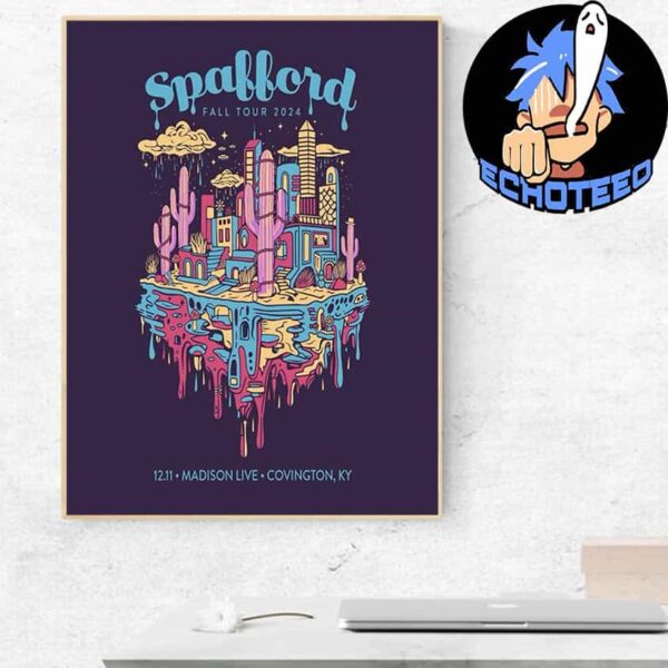 Spafford Fall Tour 2024 On Dec 11th 2024 At Madison Live At Covington Kentucky Home Poster Canvas