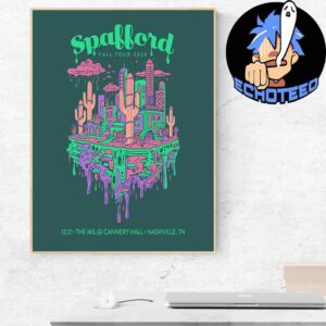 Spafford Fall Tour 2024 On Dec 12th 2024 At The Cannery Hall Nashville Tennessee Home Decor Poster Canvas