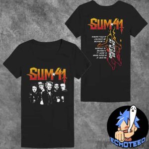 Sum 41 Order In Decline Photo Ladies Tee Merchandise Two Sides Essentials Unisex T-Shirt