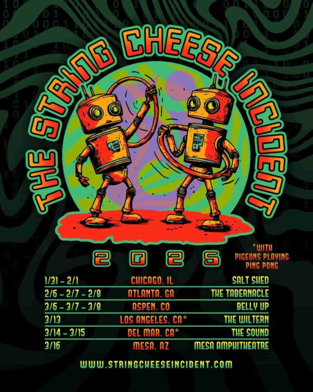 The String Cheese Incident 2025 With Pigeons Playing Ping Pong Performances Schedulded