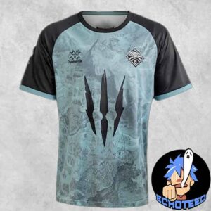 The Witcher Team Jersey Map Shirt CD Projekt Merchandise All Over Print Essentials Unisex T-Shirt